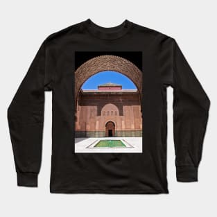 Morocco. Marrakech. Ben Youssef Medersa. Long Sleeve T-Shirt